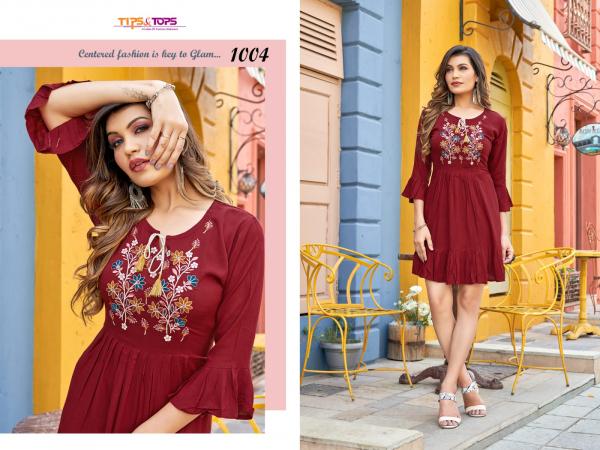 Tips And Tops Yami 2 Fancy Wear Short Kurti Collection